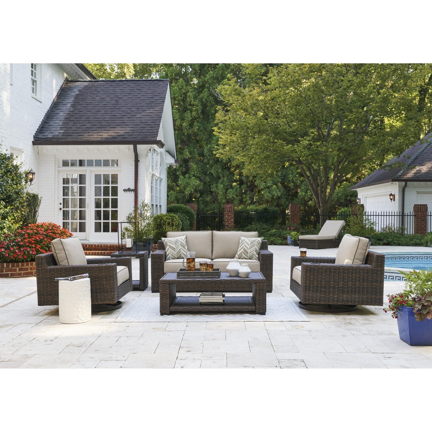 Signature Design by Ashley Coastline Bay P784 - 835 Loveseat with Cushion - American Furniture of Slidell
