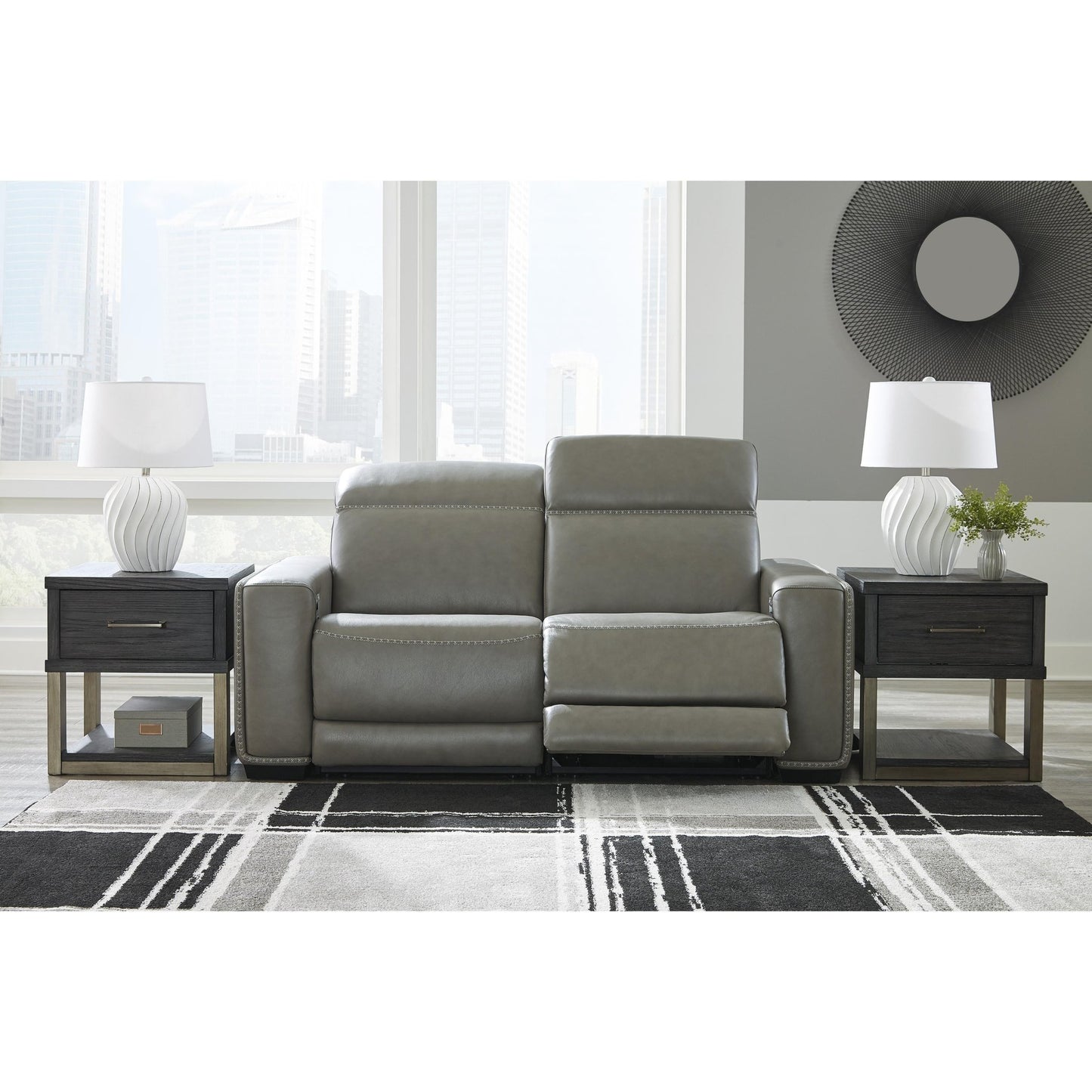 Signature Design by Ashley Correze U94202S10 2 pc Power Reclining Sectional - American Furniture of Slidell