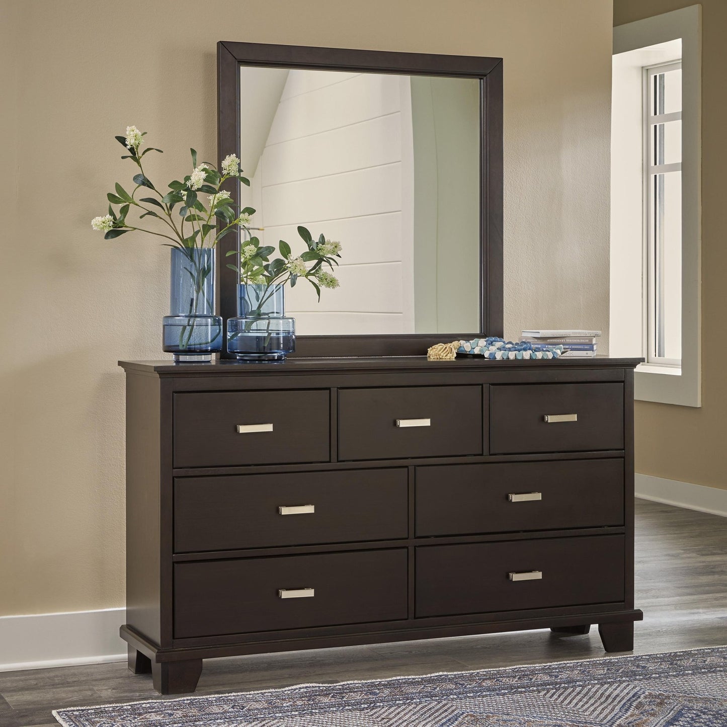 Signature Design by Ashley Covetown B441B1 Dresser and Mirror - American Furniture of Slidell