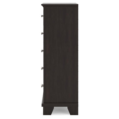 Signature Design by Ashley Covetown B441B13 6 pc Full Panel Bedroom Set - American Furniture of Slidell