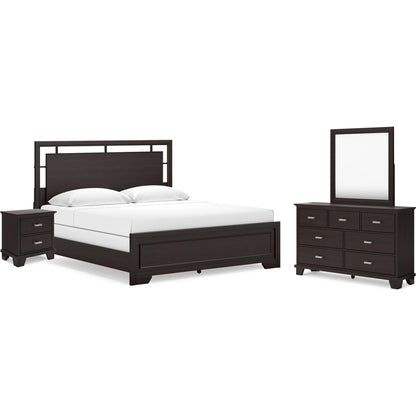 Signature Design by Ashley Covetown B441B15 6 pc King Panel Bedroom Set - American Furniture of Slidell