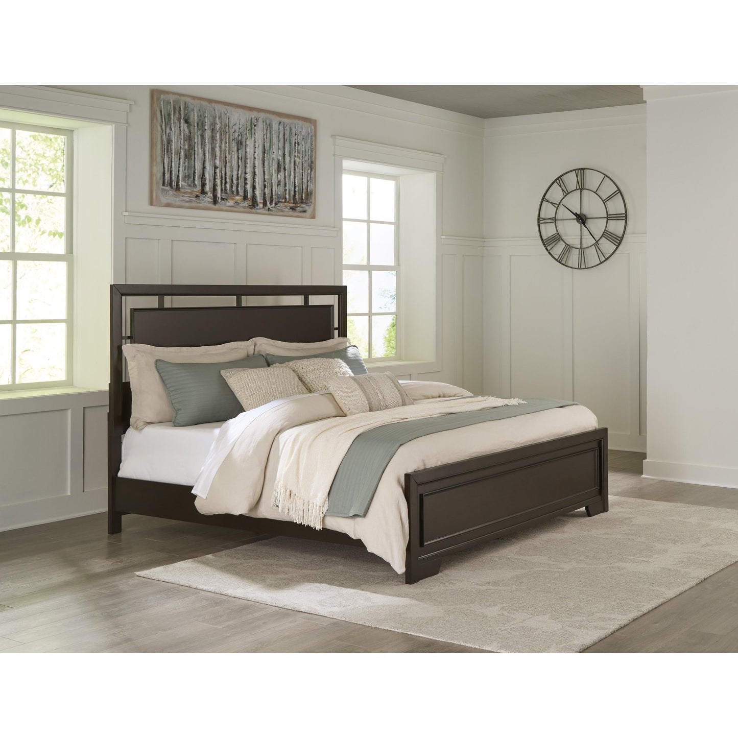 Signature Design by Ashley Covetown B441B8 King Panel Bed - American Furniture of Slidell