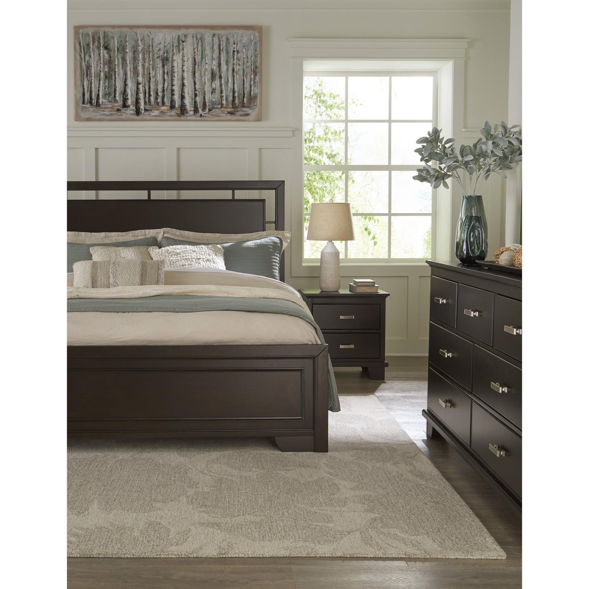 Signature Design by Ashley Covetown B441B8 King Panel Bed - American Furniture of Slidell