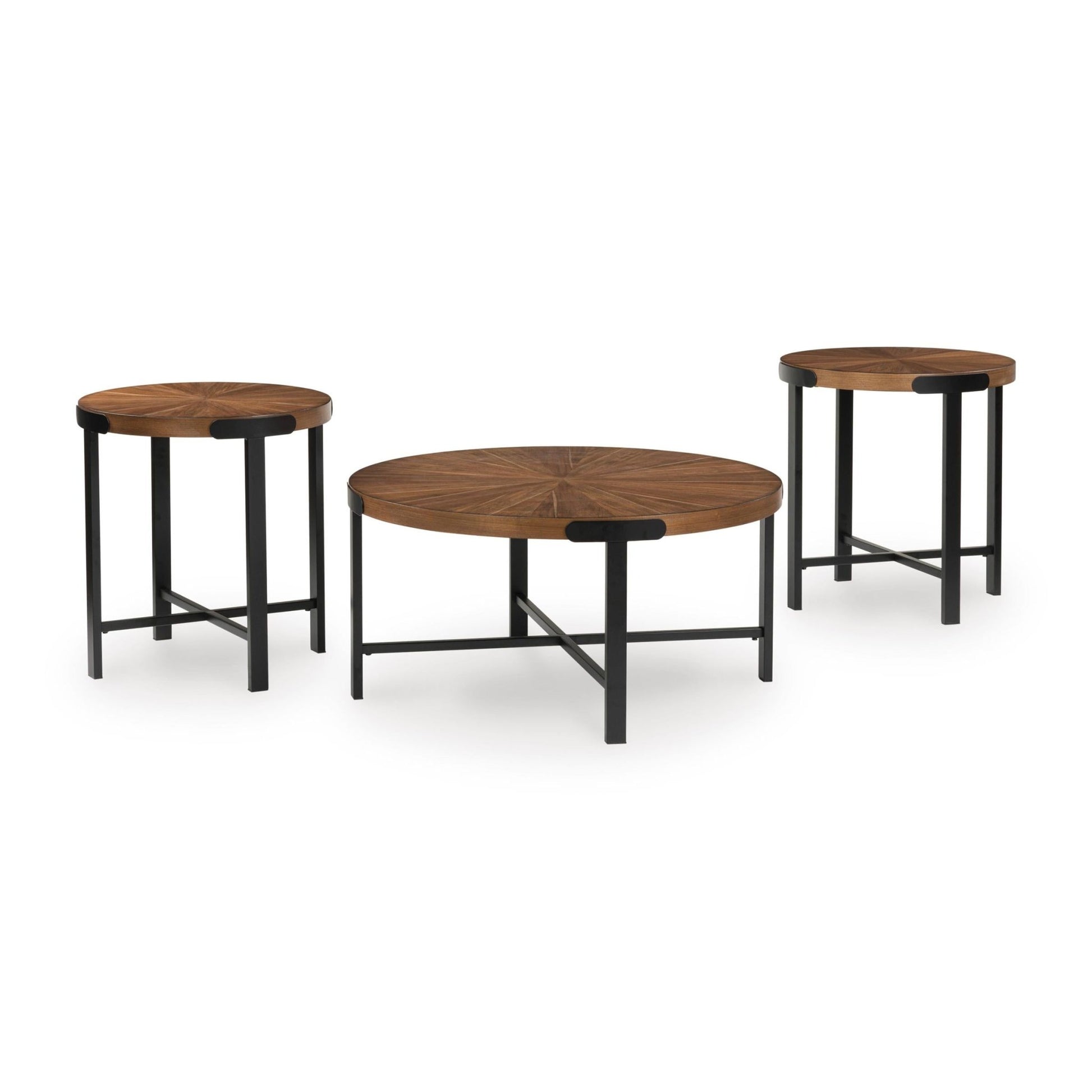 Signature Design by Ashley Crosstrail T483 - 13 Occasional Table Set - American Furniture of Slidell