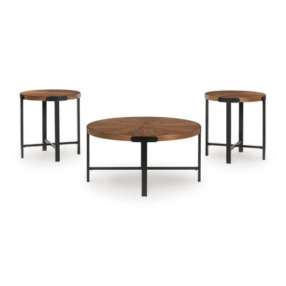Signature Design by Ashley Crosstrail T483 - 13 Occasional Table Set - American Furniture of Slidell