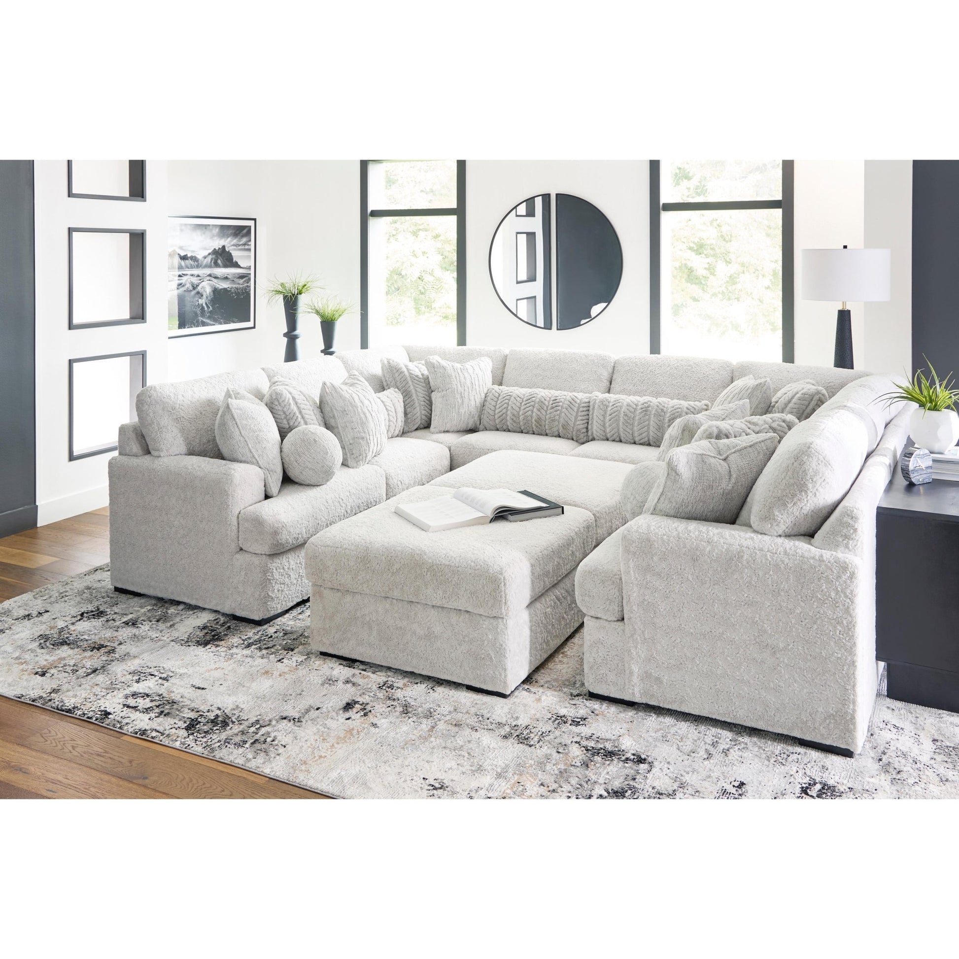Signature Design by Ashley Cuddle Plush PC59106S10 10 pc Sectional - American Furniture of Slidell