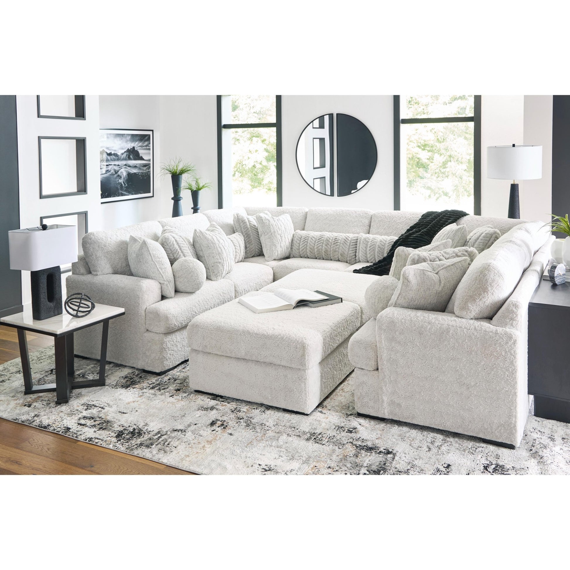 Signature Design by Ashley Cuddle Plush PC59106S10 10 pc Sectional - American Furniture of Slidell