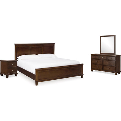 Signature Design by Ashley Danabrin B685B14 6 pc King Panel Bedroom Set - American Furniture of Slidell