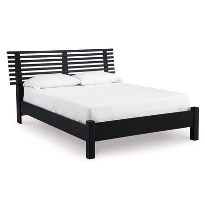 Signature Design by Ashley Danziar B1013B1 Queen Slat Panel Bed - American Furniture of Slidell