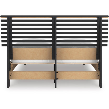 Signature Design by Ashley Danziar B1013B23 Full Slat Panel Bed - American Furniture of Slidell