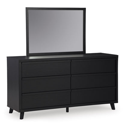 Signature Design by Ashley Danziar B1013B27 6 pc Queen Panel Bedroom Set - American Furniture of Slidell