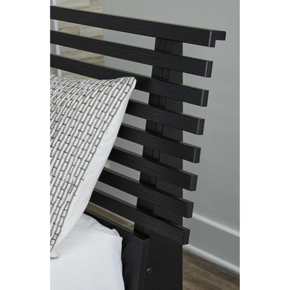 Signature Design by Ashley Danziar B1013B4 Queen Slat Panel Bed - American Furniture of Slidell