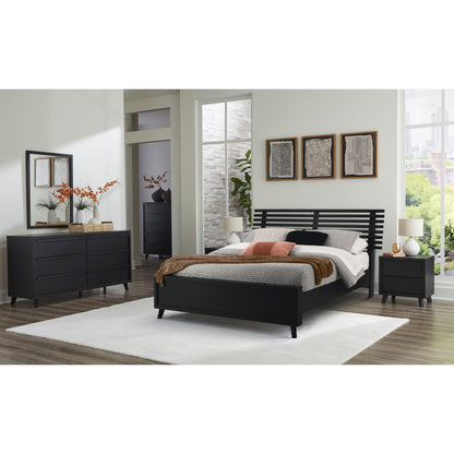 Signature Design by Ashley Danziar B1013B4 Queen Slat Panel Bed - American Furniture of Slidell