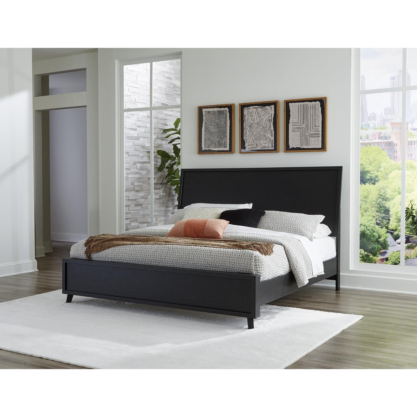 Signature Design by Ashley Danziar B1013B7 King Panel Bed - American Furniture of Slidell
