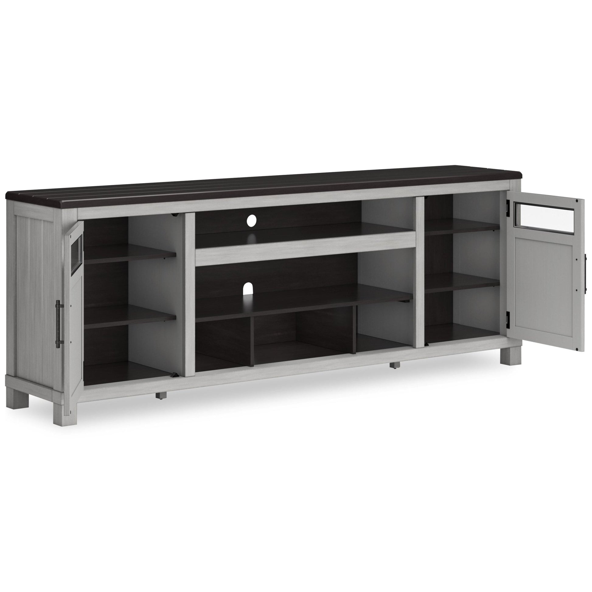 Signature Design by Ashley Darborn W796 - 68 XL TV Stand with Fireplace Option - American Furniture of Slidell