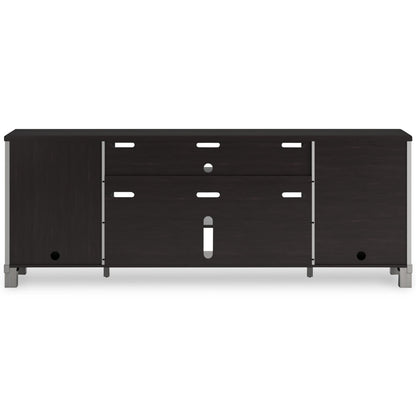 Signature Design by Ashley Darborn W796 - 68 XL TV Stand with Fireplace Option - American Furniture of Slidell