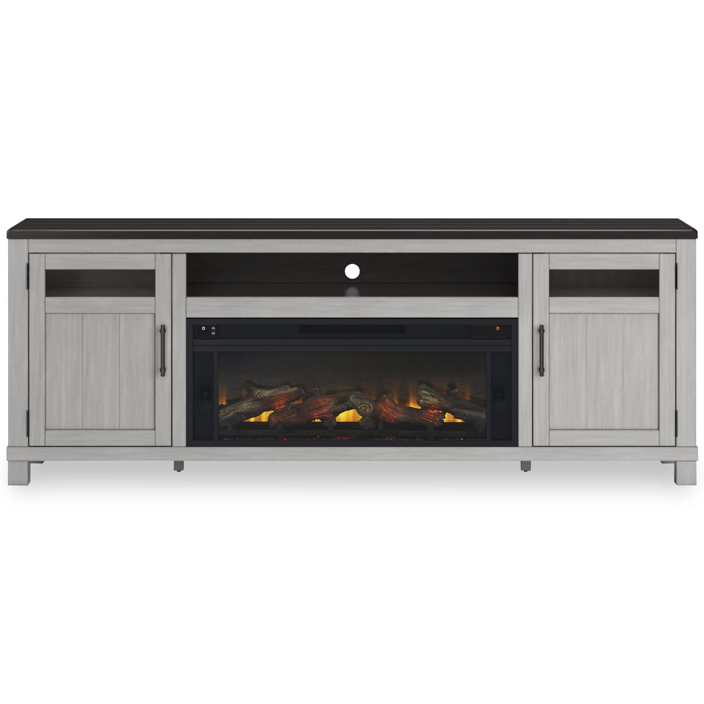 Signature Design by Ashley Darborn W796W1 88" TV Stand with Electric Fireplace - American Furniture of Slidell