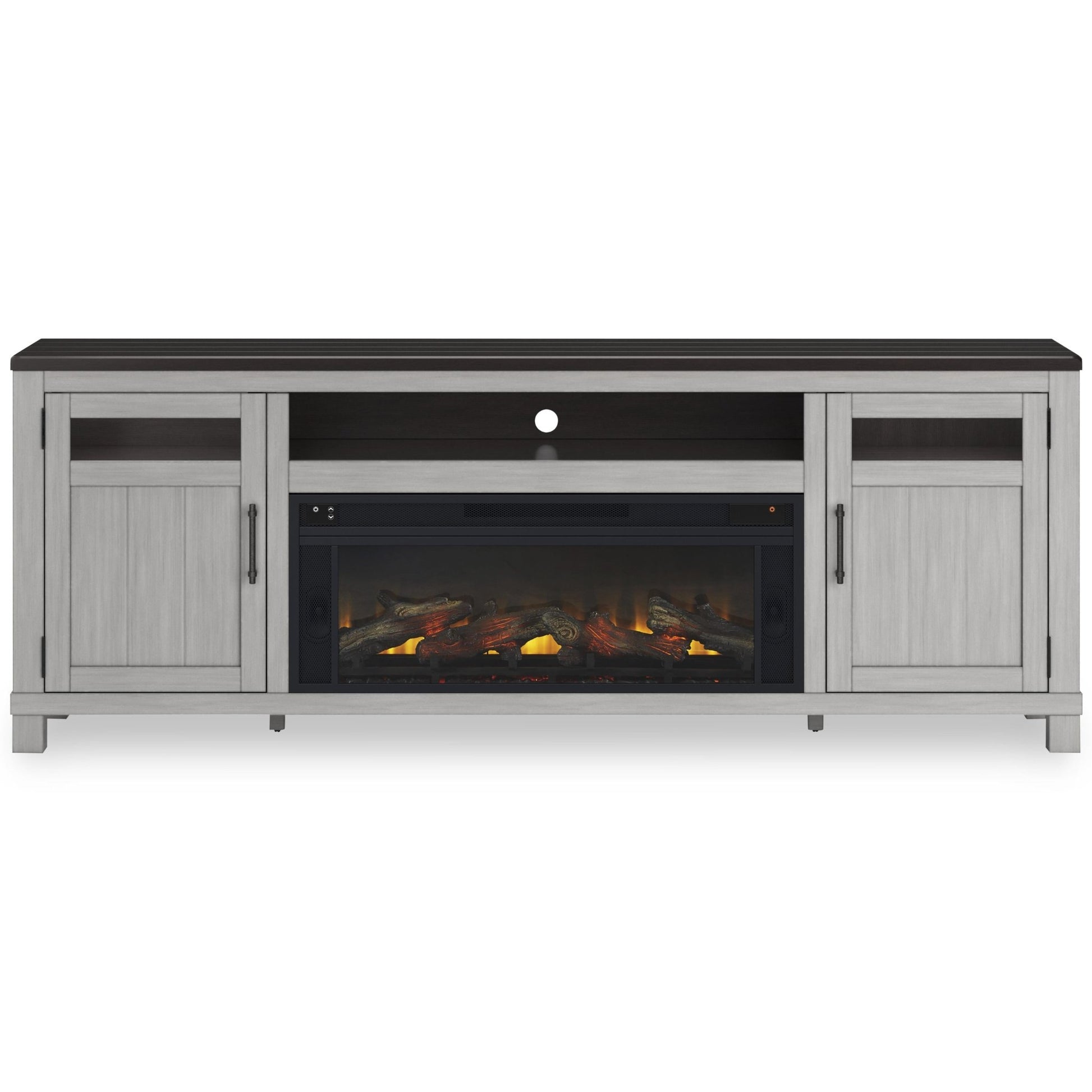 Signature Design by Ashley Darborn W796W1 88" TV Stand with Electric Fireplace - American Furniture of Slidell