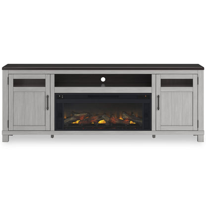 Signature Design by Ashley Darborn W796W1 88" TV Stand with Electric Fireplace - American Furniture of Slidell