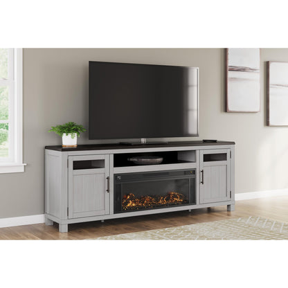 Signature Design by Ashley Darborn W796W1 88" TV Stand with Electric Fireplace - American Furniture of Slidell