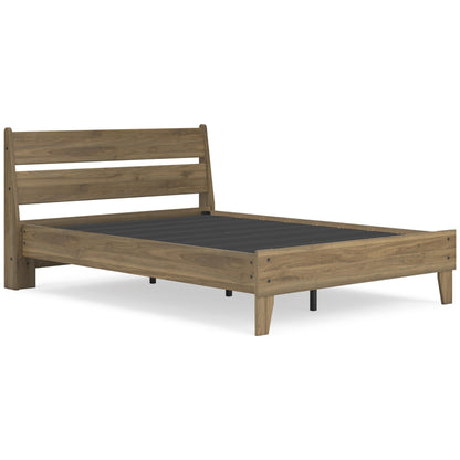 Signature Design by Ashley Deanlow EB1866B2 Full Platform Panel Bed - American Furniture of Slidell