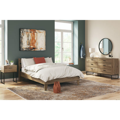 Signature Design by Ashley Deanlow EB1866B2 Full Platform Panel Bed - American Furniture of Slidell