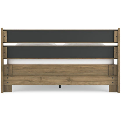 Signature Design by Ashley Deanlow EB1866B3 Queen Platform Panel Bed - American Furniture of Slidell