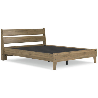 Signature Design by Ashley Deanlow EB1866B3 Queen Platform Panel Bed - American Furniture of Slidell