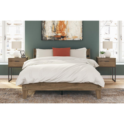Signature Design by Ashley Deanlow EB1866B3 Queen Platform Panel Bed - American Furniture of Slidell