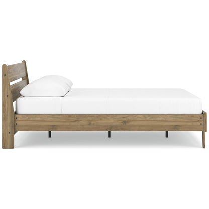Signature Design by Ashley Deanlow EB1866B3 Queen Platform Panel Bed - American Furniture of Slidell