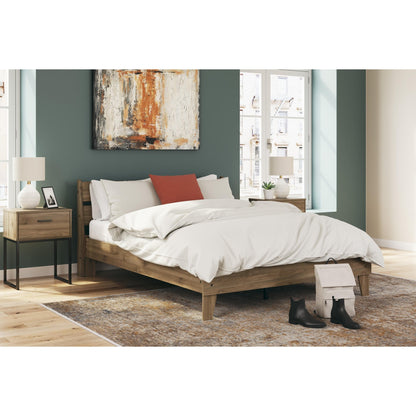 Signature Design by Ashley Deanlow EB1866B3 Queen Platform Panel Bed - American Furniture of Slidell