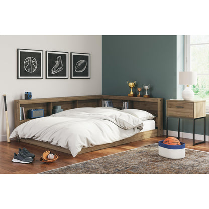 Signature Design by Ashley Deanlow EB1866B5 Full Bookcase Storage Bed - American Furniture of Slidell