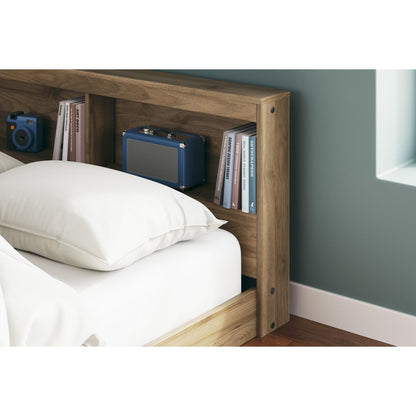 Signature Design by Ashley Deanlow EB1866B5 Full Bookcase Storage Bed - American Furniture of Slidell