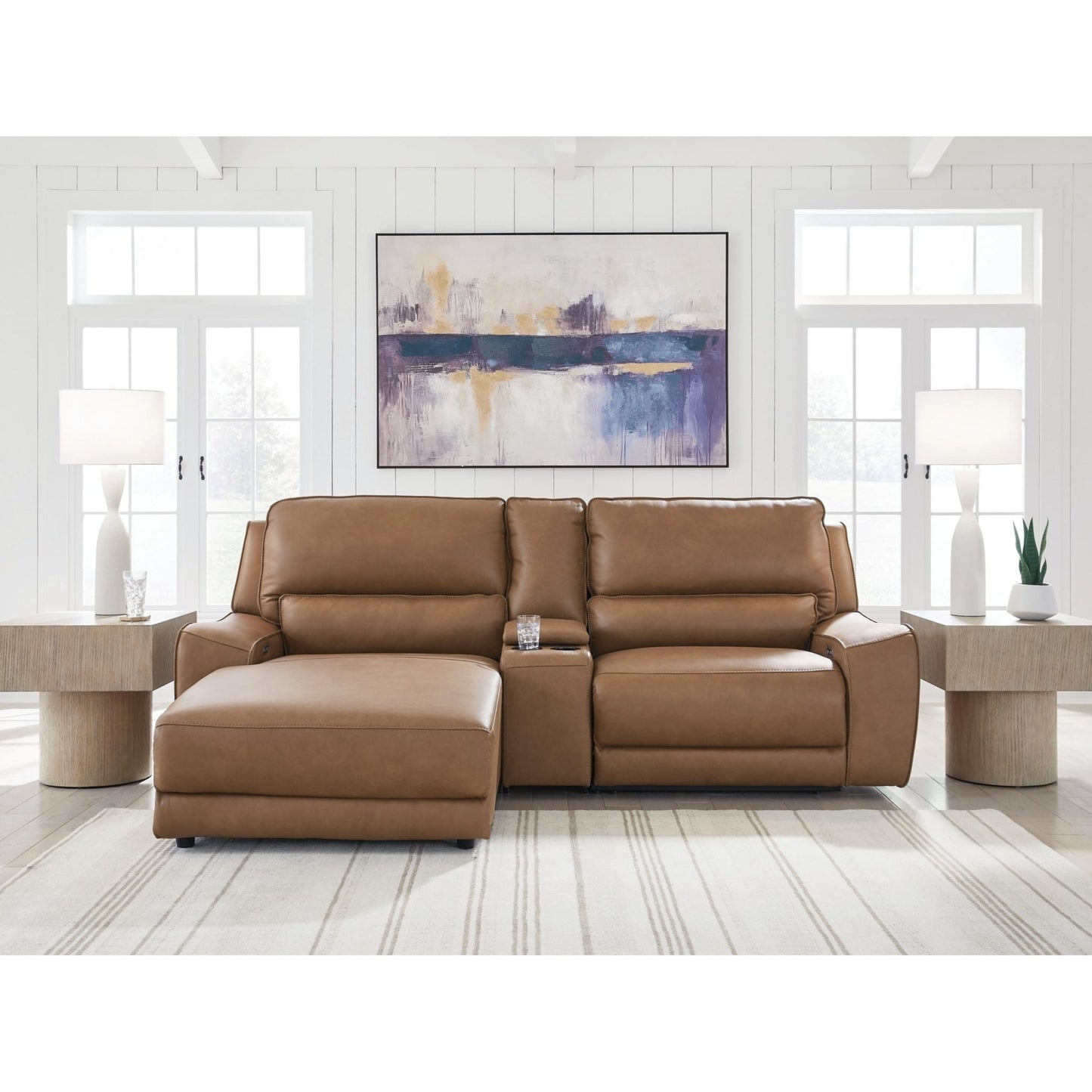 Signature Design by Ashley DeepWakes PCU62606S17 3 pc Power Reclining Sectional with Chaise - American Furniture of Slidell