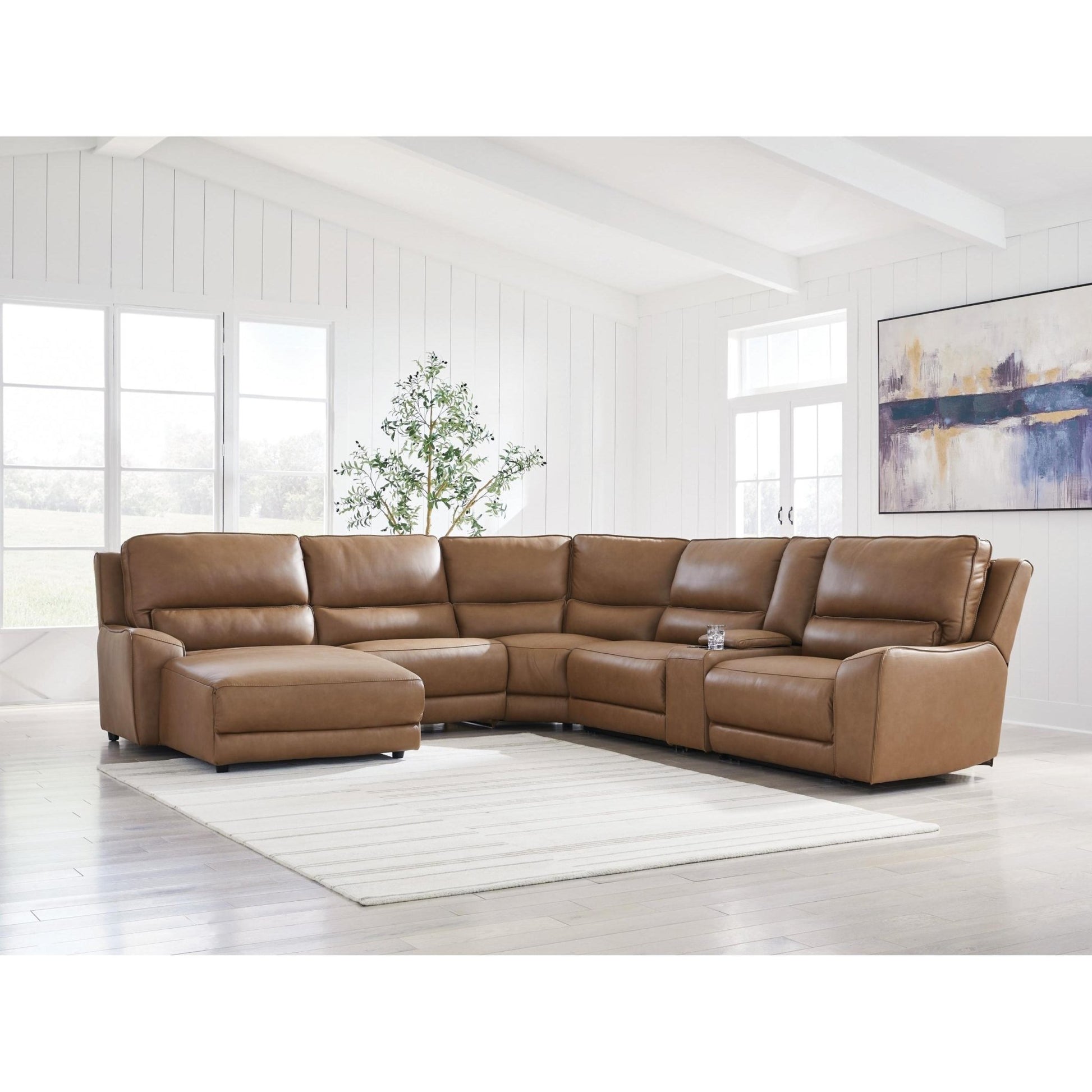 Signature Design by Ashley DeepWakes PCU62606S19 6 pc Power Reclining Sectional with Chaise - American Furniture of Slidell