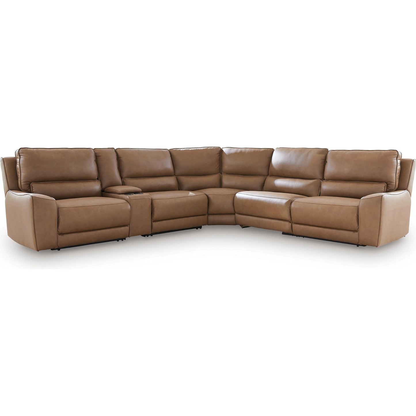 Signature Design by Ashley DeepWakes PCU62606S36 6 pc Reclining Sectional with Storage Console - American Furniture of Slidell