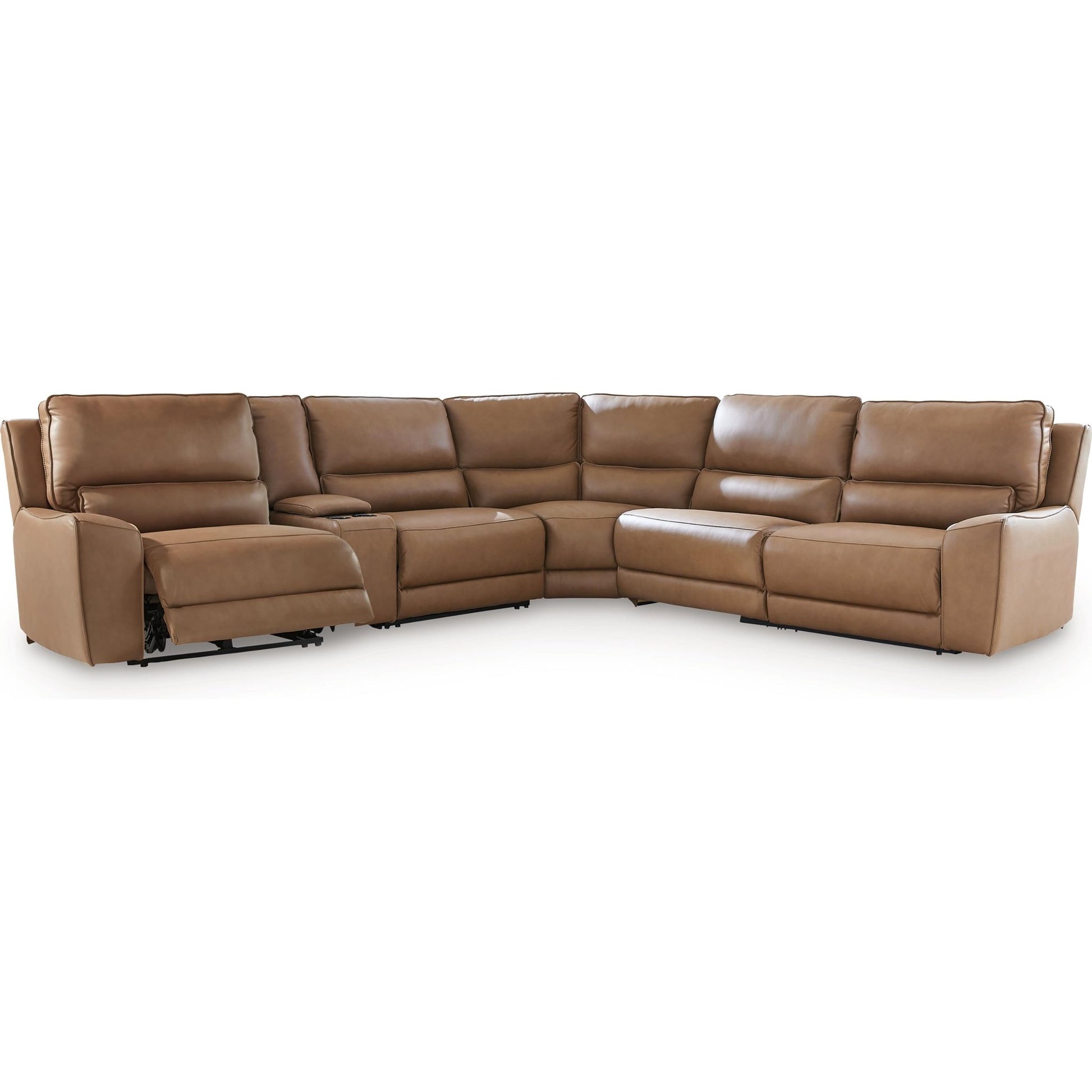 Signature Design by Ashley DeepWakes PCU62606S36 6 pc Reclining Sectional with Storage Console - American Furniture of Slidell
