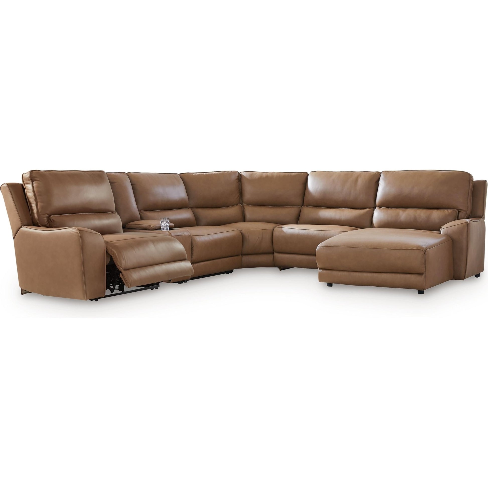 Signature Design by Ashley DeepWakes PCU62606S6 6 pc Power Reclining Sectional with Chaise - American Furniture of Slidell