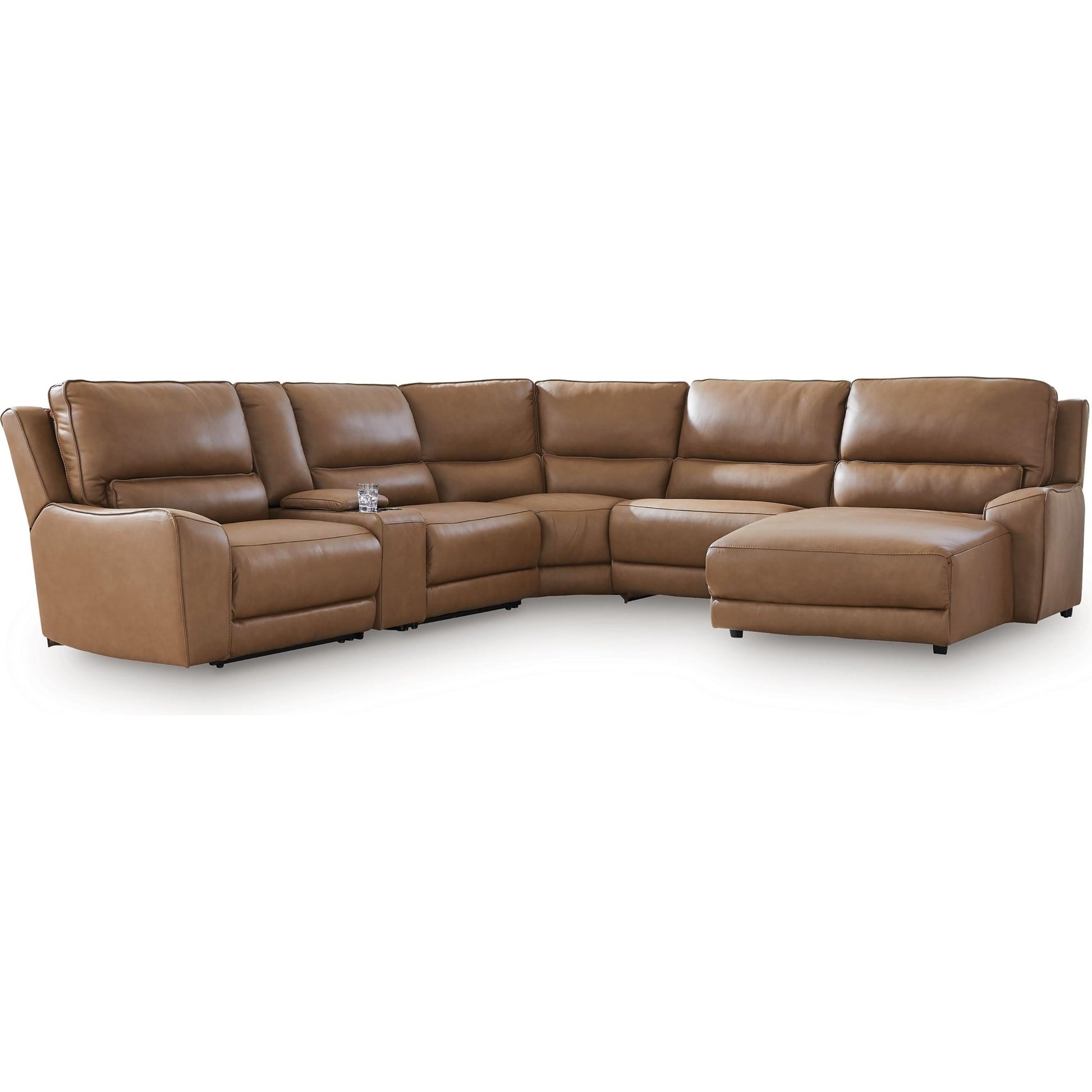 Signature Design by Ashley DeepWakes PCU62606S6 6 pc Power Reclining Sectional with Chaise - American Furniture of Slidell