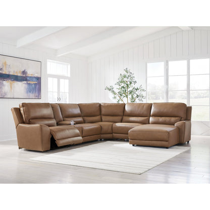 Signature Design by Ashley DeepWakes PCU62606S6 6 pc Power Reclining Sectional with Chaise - American Furniture of Slidell