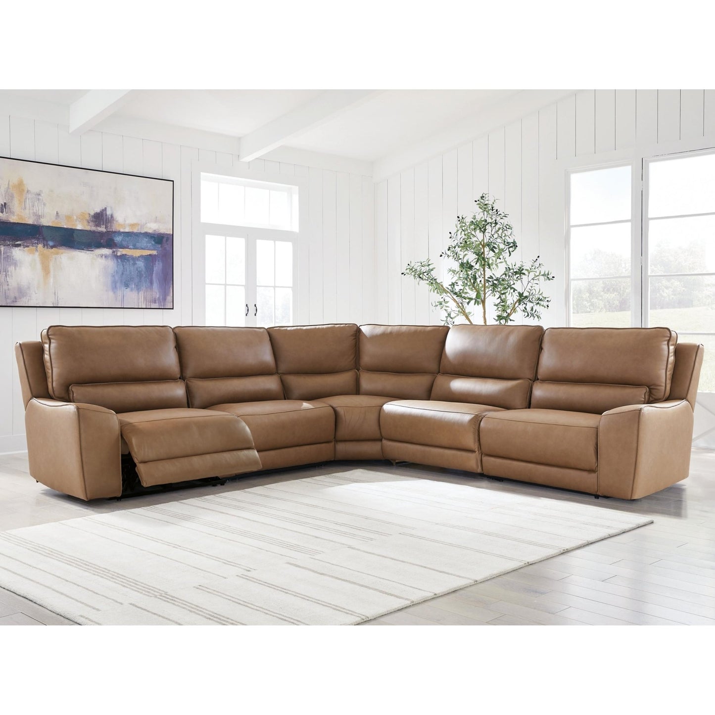 Signature Design by Ashley DeepWakes PCU62606S8 5 pc Power Reclining Sectional - American Furniture of Slidell