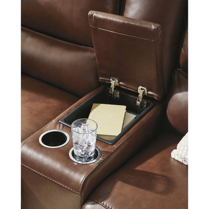 Signature Design by Ashley DeepWakes PCU6260718 Power Reclining Loveseat with Console and Adjustable Headrest - American Furniture of Slidell