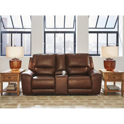 Signature Design by Ashley DeepWakes PCU6260718 Power Reclining Loveseat with Console and Adjustable Headrest - American Furniture of Slidell