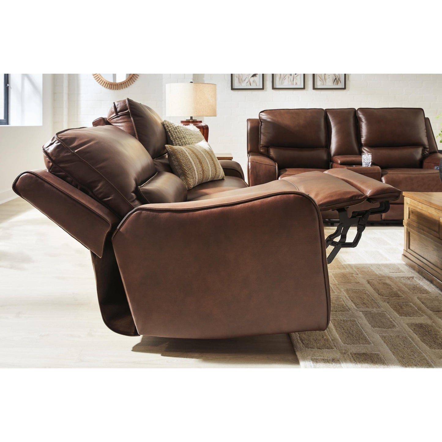 Signature Design by Ashley DeepWakes PCU6260747 2 Seat Power Reclining Sofa with Adjustable Headrest - American Furniture of Slidell
