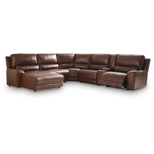 Signature Design by Ashley DeepWakes PCU62607S19 6 pc Power Reclining Sectional with Chaise - American Furniture of Slidell