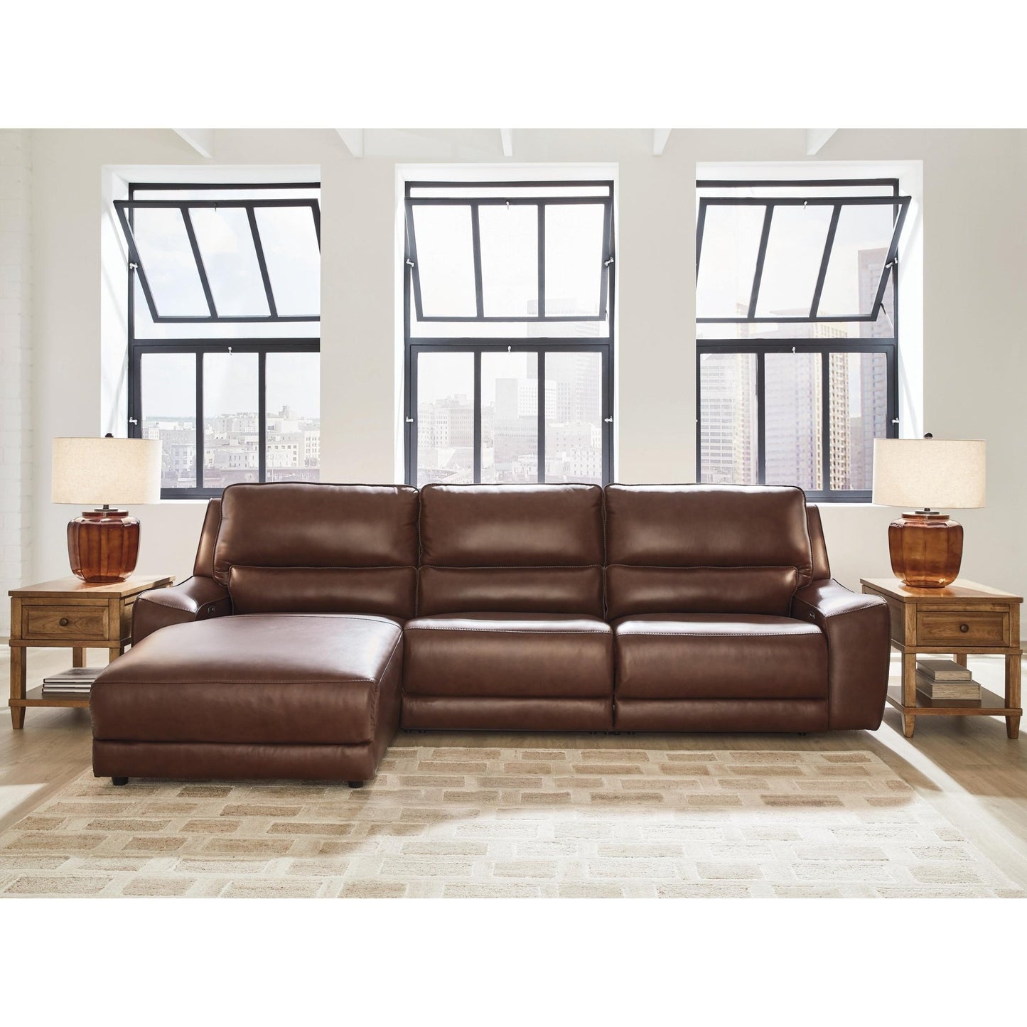 Signature Design by Ashley DeepWakes PCU62607S23 3 pc Reclining Sofa Chaise - American Furniture of Slidell