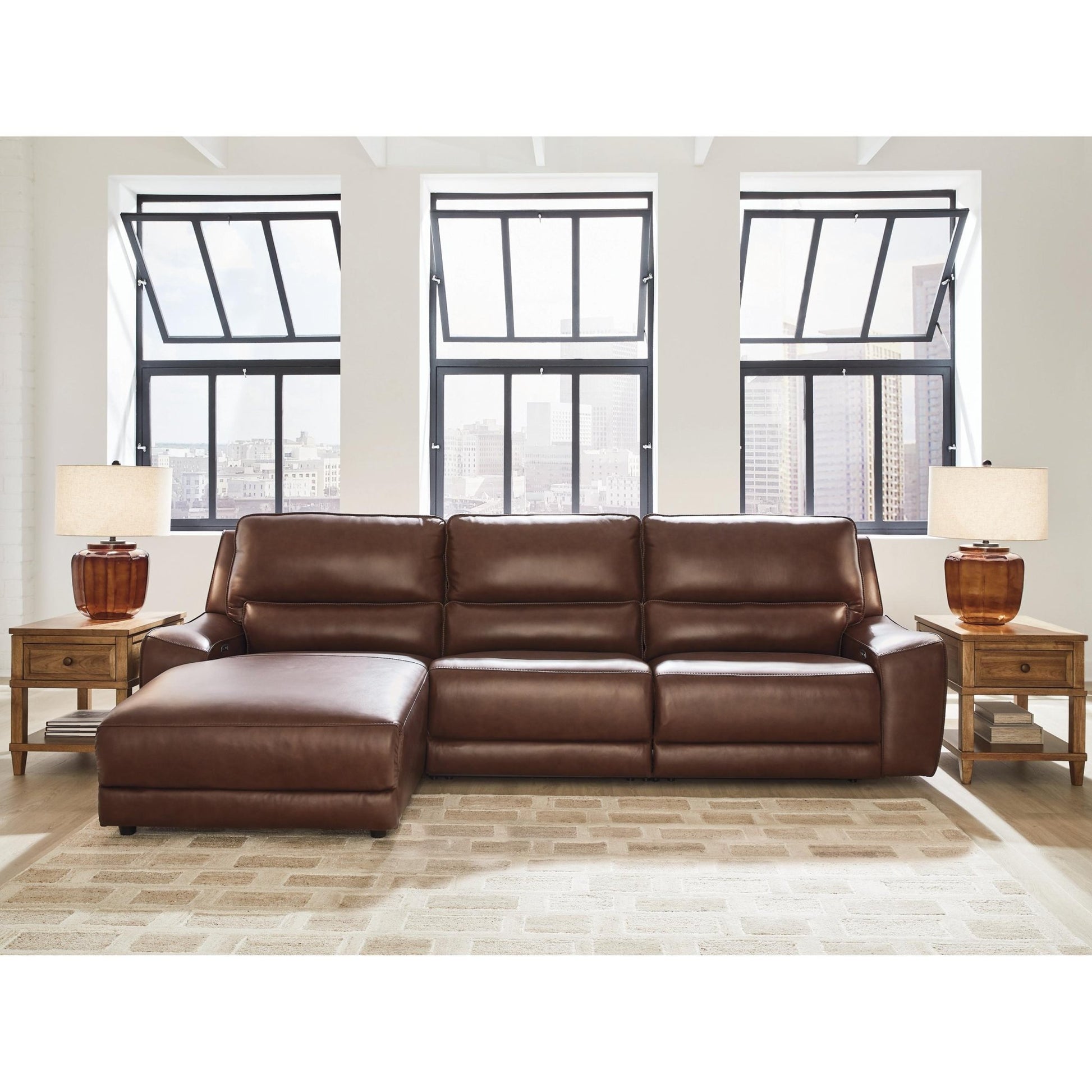 Signature Design by Ashley DeepWakes PCU62607S23 3 pc Reclining Sofa Chaise - American Furniture of Slidell