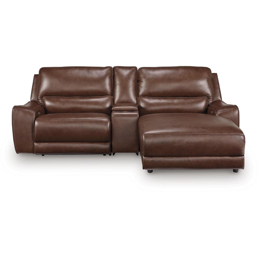 Signature Design by Ashley DeepWakes PCU62607S4 3 pc Power Reclining Sectional with Chaise - American Furniture of Slidell