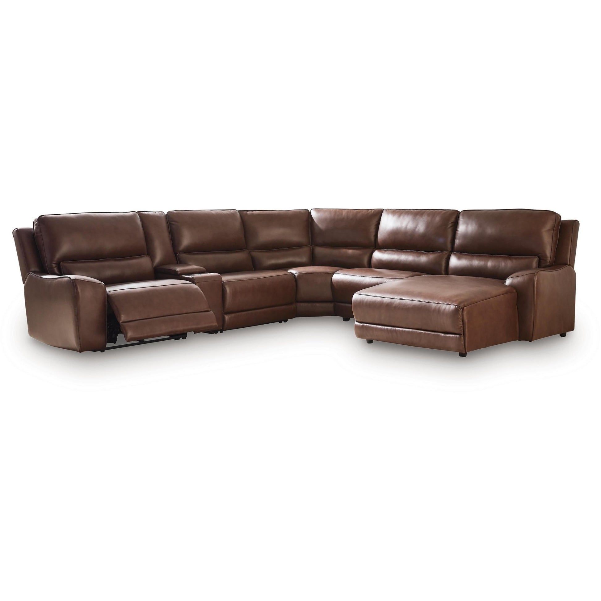 Signature Design by Ashley DeepWakes PCU62607S6 6 pc Power Reclining Sectional with Chaise - American Furniture of Slidell