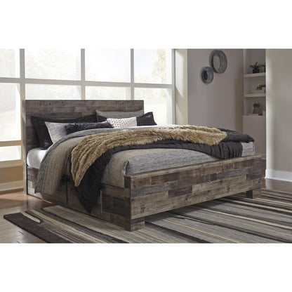 Signature Design by Ashley Derekson B200B44 King Panel Bed with 2 Side Storage - American Furniture of Slidell
